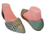Franco Sarto MINTY GREEN LEATHER "HONESTY 2" D'ORSAY PERFORTED FLATS (8.5) Photo 7