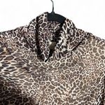 The Limited  leopard print long sleeve mesh bodycon dress. Size M Photo 2