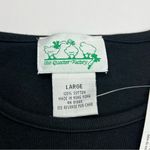 Quacker Factory  Womens Size Large Black Bling Heart Valentine Shirt‎ Top NEW Photo 2