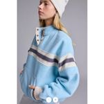 Urban Outfitters BDG Lodge Printed Fleece Quarter Snap Pullover Photo 1