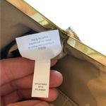 J.Crew Gold Leather Clutch Glam Handbag Evening bag Holiday Purse Christmas NYE Photo 5