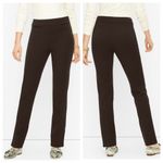 Talbots NWT Refined Bi-Stretch Straight Leg Pants in Chocolate Brown - Size 4 Photo 1