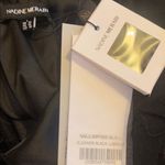 NEW NADINE MERABI Eleanor Floral Velvet long Sleeves black Jumpsuit sz 10 Photo 5