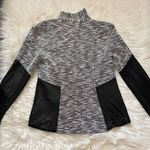 Jessica Simpson Fiona Faux Leather Marled Blazer Jacket Photo 2