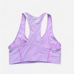 Fabletics  On-The-Go Sports Bra in Purple Cosmo/Pink Escape Photo 3