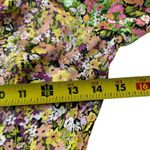 Topshop Multicolor Floral Satin Wrap Around Tie Bow Blouse Women's Size 4 13-33 Photo 5