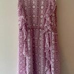 Forever 21 Purple Lilac Floral  Ruffle Dress Photo 0