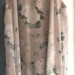 Show Me Your Mumu V-Right Back Mini Dress Taupe Floral Print Photo 0