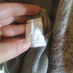 Lush Clothing *5/$25 Sale* Lush Taupe Shimmer Floral Hi-lo Knit Top with Sheer back Photo 3