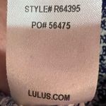 Lulus Mandala Daydream Blue Print V-Neck Long Sleeve Flowy Maxi Dress Size Small Photo 15