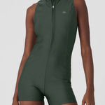 Alo Yoga  Airlift High Tide Onesie Dark Cactus XS Photo 0