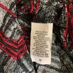 Comfy USA Red Black Abstract Asymmetrical Tunic Dress Artsy Stretch M Sheet Size M Photo 5