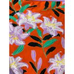 Diane Von Furstenberg  Cheeky High-Waist Floral-Print Swim Bikini Bottoms Small Photo 7