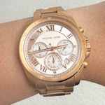 Michael Kors  MK6367 Brecken Chronograph Rose Gold-tone 40mm Women’s Watch Photo 7