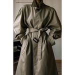 Frankie Shop Decima oversized trench coat Tan Size undefined Photo 1
