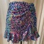ZARA mermaid shirt sequins skirt size M ruffles and pleated details Photo 1