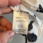 Saint Tropez West  | White & Black Floral V-Neck Flowy Tank Top Size Large Photo 3