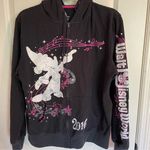 Walt  World Disney Parks Authentic 2016 Black Zip Up Hoodie Size 2XL Photo 0