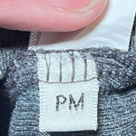 One World Vintage Y2K Embellished Long Sleeve Gray Shirt Size P Med Indie Grunge Photo 5