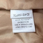 BCBG MAXAZRIA Women's Wool Tan Blazer Jacket Single Button back Peplum Medium Photo 10