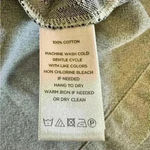 Lilla P Gray Cotton Shift Shirt Dress Size S Collared V Neck 3/4 Sleeve Photo 5