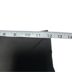 Black Athletic Athleisure Workout Gym Shorts Double Layer Mesh Spandex Small Photo 6