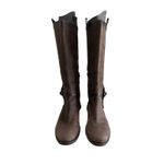 Cole Haan brown leather harness pull on knee high boots size 8.5 Photo 5