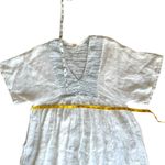 Maxi Dress Long White Linen Sunday Saint Tropez Italy Luxury Resort Cruise $425 Size undefined Photo 4