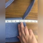 The Sak Y2K blue crochet shoulder bag with zipper closure Photo 11