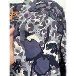 Tory Burch  Blouse‎ Women 4 Purple Floral 100% Silk Y2K Retro Preppy Funky Rave Photo 7