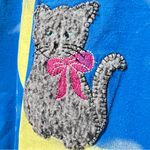 Vintage T shirt oversized Cat Moon Stars :Box A Photo 2