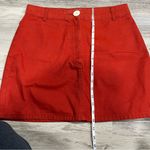 Urban Outfitters BDG Canvas Mini Skirt Burnt Orange Photo 7