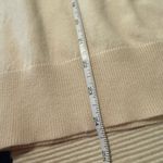 THML  Cream Top with Gold Sequin Accents Medium Photo 4