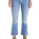MOTHER The Insider Crop Step Fray Jeans – Thrilling Shots / Size 29 Blue Photo 0