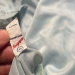 Small light blue silky skirt slip Photo 2