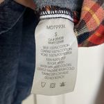 Miss Me Women’s  Flannel Plaid and Jean Aztec Print Shirt Size S Photo 6