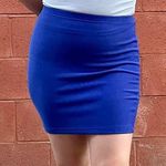 Forever 21  Bright Royal Blue Bodycon Mini Skirt Photo 0
