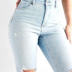 EXPRESS NWT  Curvy Super High Waisted Ripped Mom Jeans Photo 1