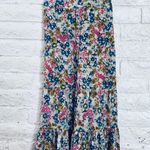 Joe Fresh Womens Medium  Floral Print Spaghetti Strap Maxi Dress size l-g Photo 3