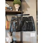 retrofete Royce Leather Mini Skirt Black Womens Size XXL Photo 4