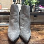 Kendall + Kylie  Gray suede heeled booties size 7 Photo 3
