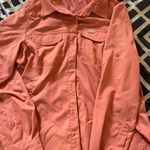 Columbia Omni Shield Shirt Coral Long Sleeve Button Up Photo 0