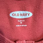 Old Navy  Coral Buttoned Ribbed Tank Top Photo 2