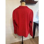Sag‎ Harbor Size L Stretch Moleskin Red Crimson Blazer Jacket Size L Photo 2
