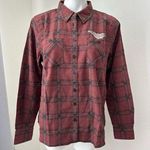 Harley Davidson Harley-Davidson Women's Plaid Shirt Size Petite Large Photo 0