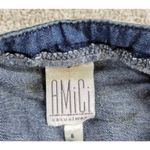 VTG Amici Jean Skirt Womens 8 Blue Denim Drop Waist Tiered Rodeo Western 90s Photo 14