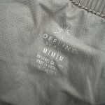 Aerie OFFLINE by Workout Shine Drawstring Workout Mini Shorts Sz M Photo 4