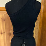 Urban Outfitters Black one strap tank top  Photo 0