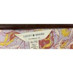 Lucky Brand  Pink Floral Maxi Dress XL High Low  Romantic Summer Photo 1