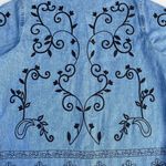 Denim & Co Vintage Floral Embroidered  Button Up Jacket Photo 9